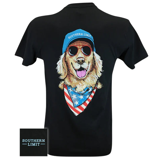 Southern Limit ~ Patriotic Dog Graphic Tee