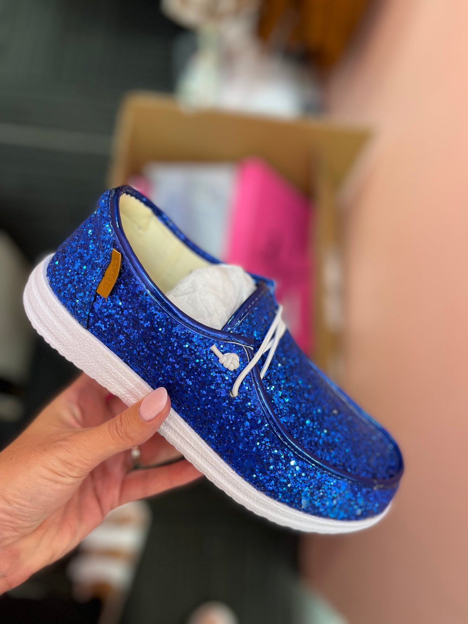 Corky's Bedazzle Sneakers Electric Royal Blue 10