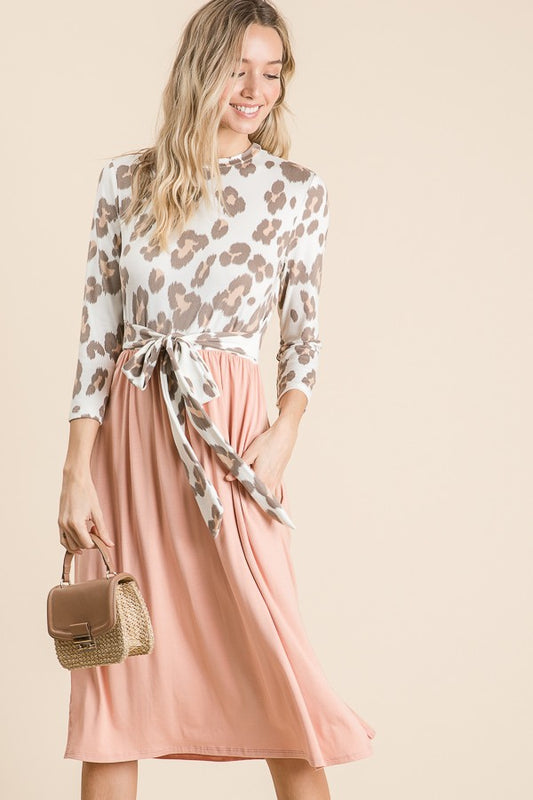 Full Of Hope ~ Leopard Knit Dress