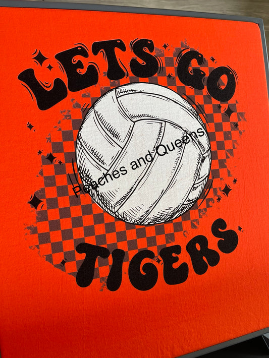 Let’s Go “TEAM” ~ Custom Volleyball Graphic tee