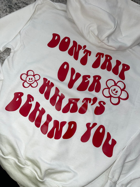 Don’t Trip Over What’s Behind You - Youth and Adult Hoodie